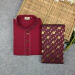 Premium Couple Set (Panjabi, Jamdani Saree) - Image 2