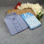 Premium Couple Set (Panjabi, Katan Saree) - Image 3