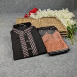 Premium Couple Set (Panjabi, Katan Saree) - Image 3