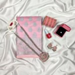 Premium Silk Katan Saree Combo Pack – Pink - Image 4