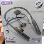 RECRSI RE-NY028 Hanging Neckband Earphone - Black