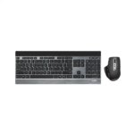 Rapoo 9900M Multi-Mode Wireless Keyboard & Mouse Combo – Black