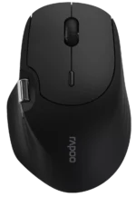 Rapoo MT560TM Multi-Mode Wireless Ergonomic Mouse – Black - Image 2