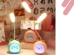 Rehenbsem Cute Bunny Desk Lamp, Portable LED Desk Lamps with Night Light,Rabbit Foldable USB Rechargeable Reading Light for Children Boys Girls Study - Image 2