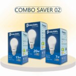 Rezzel LED Bulb 3-Piece Combo Pack (20w, 15w, 7w) - Image 2