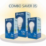 Rezzel LED Bulb 5-Piece Combo Pack (12w, 7w, 5w) - Image 2