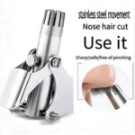 Support COD Manual Nose & Ear Hair Trimmer Stainless Steel - Image 5