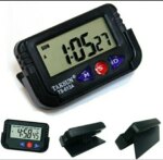 Taksun Ts-613A-2 Car Dashboard Alarm Clock and Stopwatch with Flexible Stand