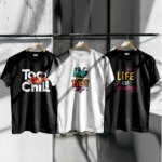 Unique Design Cotton T-Shirt 3-Piece Combo Pack - Image 6