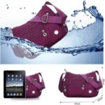 Women’s Nylon Waterproof Large Capacity Crossbody Bag (Purple) - Image 6