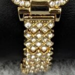 Luxury Golden Ladies Quartz Watch (Black Dial) - Image 5