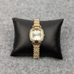 Luxury Golden Ladies Quartz Watch – White Dial - Image 2