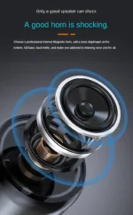 Portable Bluetooth Speaker With Zoomable Flashlight - 4 Dimming Modes FM Radio Long Lasting Life - Image 5