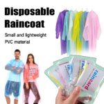 Unisex Pocket Rain Coat – Waterproof & Portable - Image 2