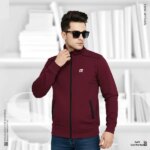 Mens Premium China Jacket Red