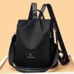 New Texture Oxford Cloth Women’s Backpack(Black) - Image 2