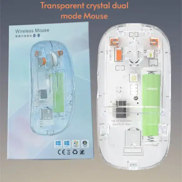 OM_1768750301aa4Zi7zW.png Dual Mode Wireless Crystal Mouse – Rechargeable, Silent, USB & Bluetooth - Image 1