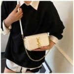 Luxury Patent Leather Chain Clutch Bag for Women – Elegant Mini Shoulder Crossbody Purse (White, Silver, Pink, Black, Red, Brown) - Image 10
