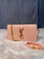 Luxury Patent Leather Chain Clutch Bag for Women – Elegant Mini Shoulder Crossbody Purse (White, Silver, Pink, Black, Red, Brown) - Image 2