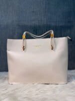 Minimalist Large Tote Bag for Women – Elegant Leather Shoulder Handbag for Work & Everyday Use (Black, Beige, Cream, Brown) - Image 3
