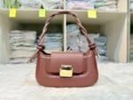 Chic Mini Crossbody Bag for Women – Stylish Leather Shoulder Purse with Gold Clasp (Black, White, Pink, Green, Beige) - Image 16