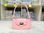 Chic Mini Crossbody Bag for Women – Stylish Leather Shoulder Purse with Gold Clasp (Black, White, Pink, Green, Beige) - Image 17