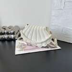 Elegant Shell Shape Pearl Handbag for Women – Trendy Crossbody & Shoulder Mini Party Bag (Blue, White, Pink, Ash) - Image 16
