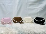 Trendy Shell Shape Pearl Handbag for Women – Stylish Crossbody & Shoulder Mini Bag (Pink, Brown, Cream, Black) - Image 10