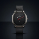 Titan Luxury Water Resistant Quartz Watch with Leather Strap Square Dial