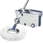 Mop with Long Telescopic Steel Handle microfiber cloth 360 Spin for Effective Floor Cleaning kit - Image 3