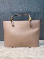 Minimalist Large Tote Bag for Women – Elegant Leather Shoulder Handbag for Work, Office & Everyday Use in Black, Beige & Cream - Image 5