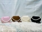 Trendy Shell Shape Pearl Handbag for Women – Stylish Crossbody & Shoulder Bag (Pink, Brown, Cream, Black) - Image 10