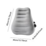 Ergonomic Inflatable Lumbar Pillow – Travel-Friendly Back Support for Office & Home - Image 3