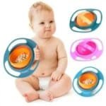 Magic Gyro Bowl 360 Degree Rotate Spill-Proof Bowl