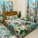 7/8 Water Proof Premium 3D Design Bed Sheet