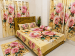 7/8 Water Proof Premium 3D Design Bed Sheet