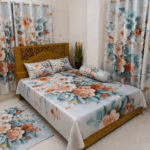 7/8 Water Proof Premium 3D Design Bed Sheet