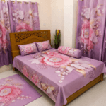 7/8 Water Proof Premium 3D Design Bed Sheet
