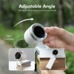 Foldable Powerful Winds Turbo Fan - Multy Color - Image 2