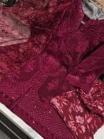 Premium Golden Embroidered 3 Piece Suit | Luxury Sequins Work Salwar Kameez for Women - Image 4