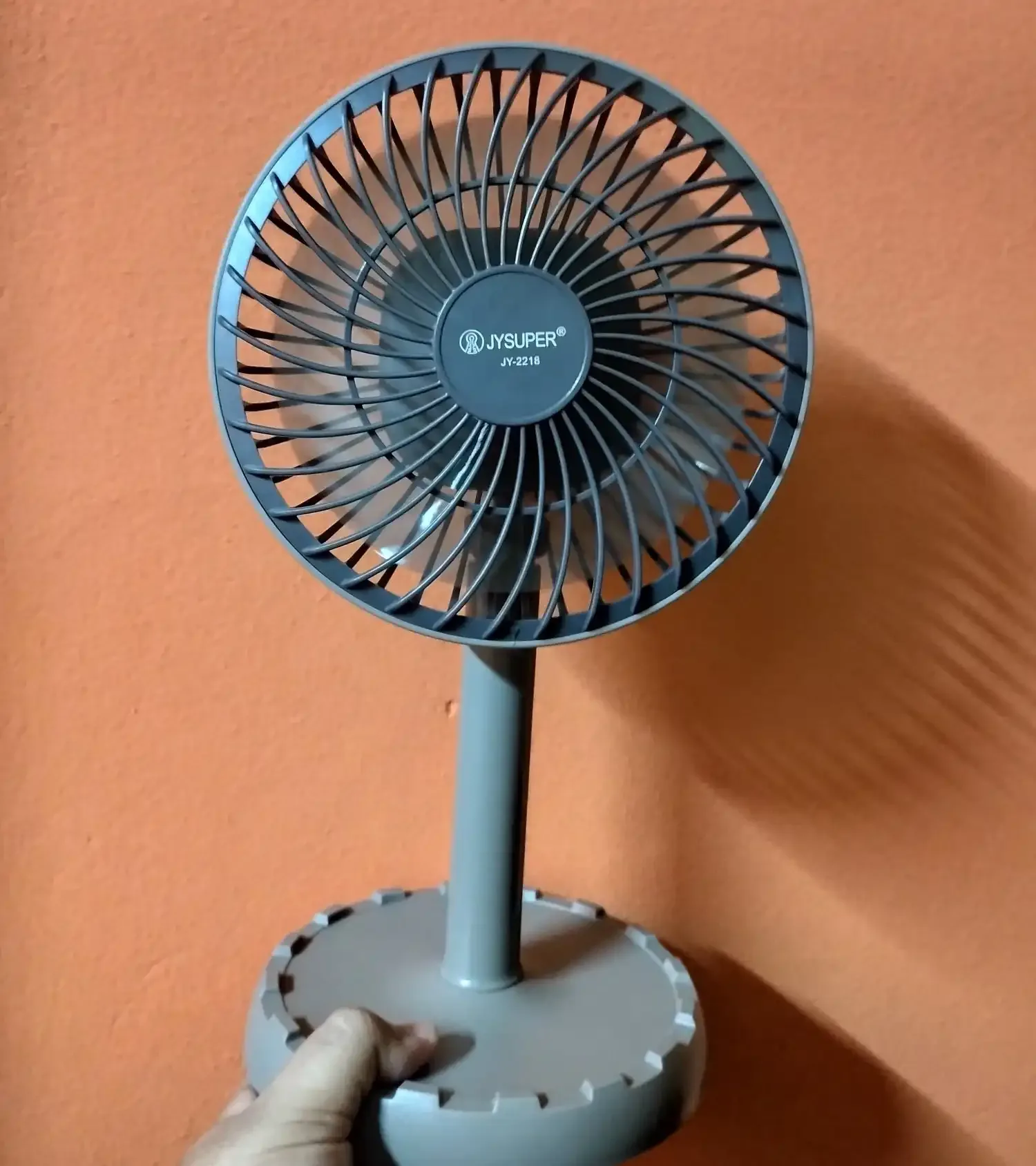 JYSUPER JY-2218 USB Rechargeable Mini Table Fan - Image 2