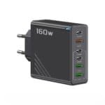160W Super Fast Multi-Port GaN Charger with 6-in-1 Power Delivery & Type-C Cable - Image 4