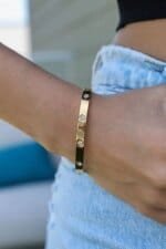 SS Bracelet for Women | Premium Stainless Steel Golden Bracelet | Stylish Jewelry - Image 6