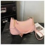 Women's Premium Patent Leather Shoulder Bag | Elegant Crossbody Handbag with Adjustable Strap | Stylish Ladies Purse - Image 5