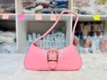 Baby Pink Women’s Shoulder Bag | Stylish PU Leather Handbag | Trendy Mini Ladies Fashion Purse - Image 4