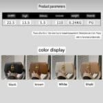 Premium Women’s PU Leather Shoulder Bag | Stylish Ladies Handbag with Adjustable Crossbody Strap | Multiple Colors Available - Image 7