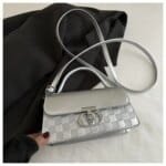 Women’s PU Leather Shoulder Bag | Stylish Silver Crossbody Handbag | Trendy Ladies Fashion Bag - Image 3