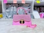 Women’s PU Leather Handbag | Sparkle Glitter Top Handle & Shoulder Bag | Stylish Ladies Fashion Purse - Image 3