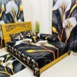 7/8 Water Proof Premium 3D Design Bed Sheet