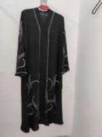 প্রিমিয়াম স্টোন বোরকা ( black ) - Image 3